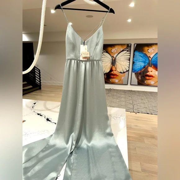 Zara Summer Events Collection/Limited Edition Mint Green Jumpsuit size  Small NWT